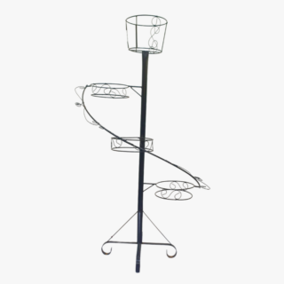 4 Tier Metal Tall Pot Stand