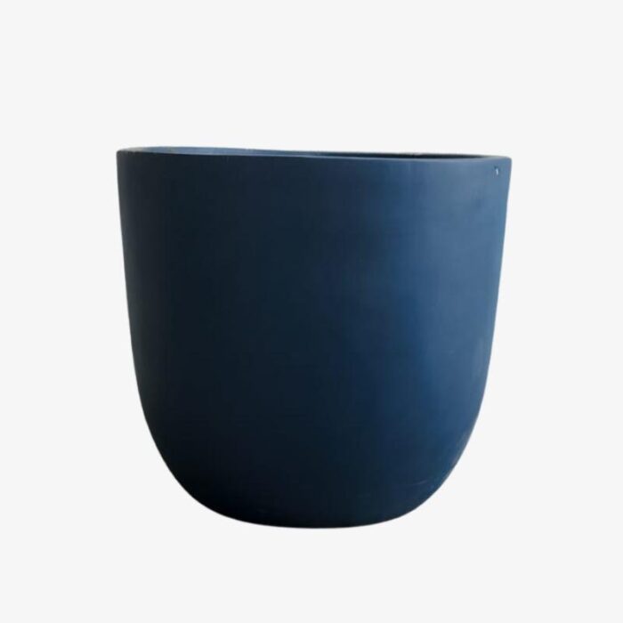 Blue Fiber Poly Pot Round