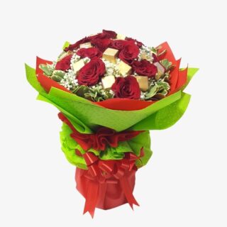 Lucky Red Roses Bouquet